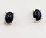 Earrings Black Onyx Sterling Silver Stud | Earthworks