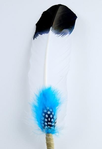Turkey Quill Smudge Feather Reflection | Earthworks 