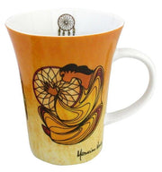 Maxine Noel's  Dreamcatcher Porcelain Mug on white background