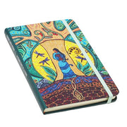 Strong Earth Woman journal by Métis artist Leah Dorion on a white background