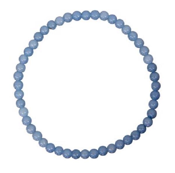 4mm Bracelet Angelite | Earthworks 