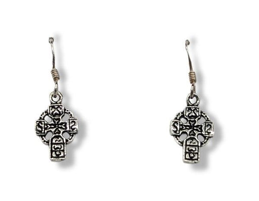 0.25" Earrings Celtic Cross  Silver | Earthworks