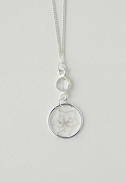 Necklace Quartz Crystal April Sterling | Earthworks