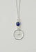 Necklace Sapphire September Sterling Silver| Earthworks