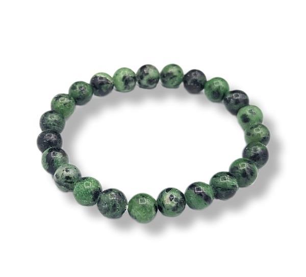 8mm Bracelet Ruby in Fuschite | Earthworks