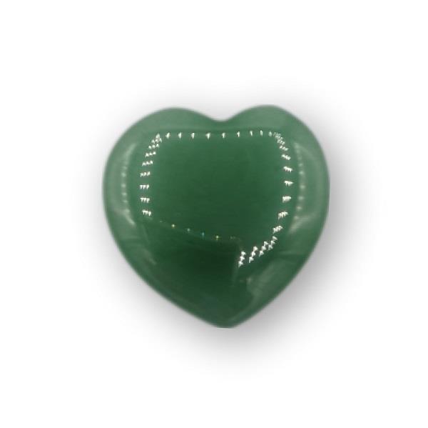 Green Aventurine 25mm Heart | Earthworks