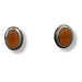 Earrings Carnellian Studs Sterling Silver | Earthworks