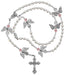 White Rosary With Angel Wings | Earthworks