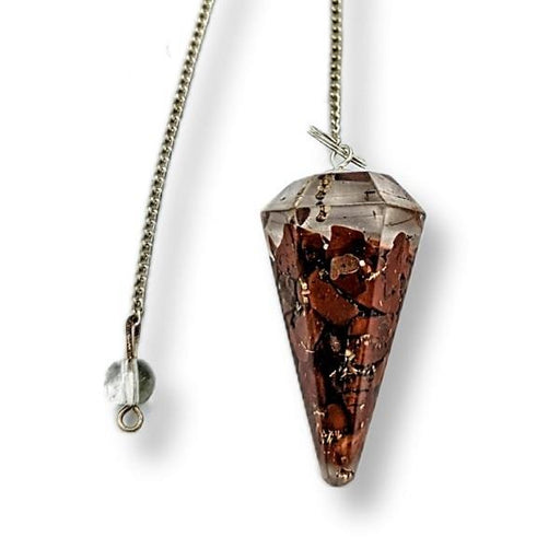 Pendulum Orgonite Red Jasper | Earthworks 