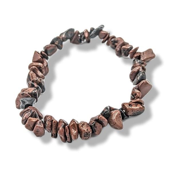 Chip Bracelet Mahogany Obsidian | Earthworks 