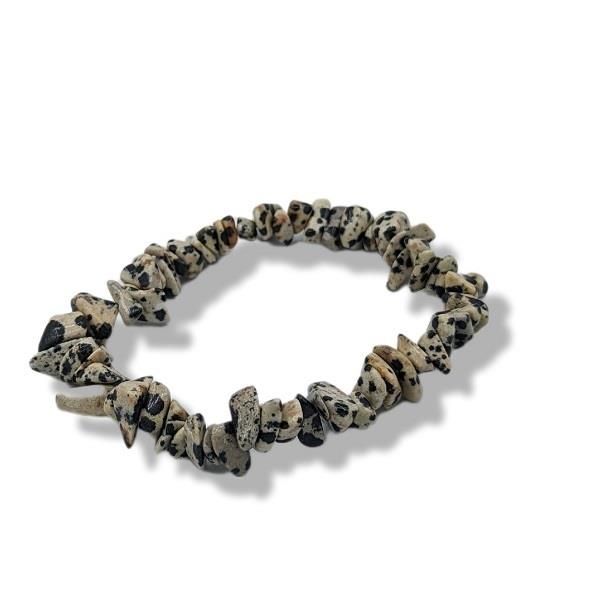 Chip Bracelet Dalmation Stone | Earthworks 
