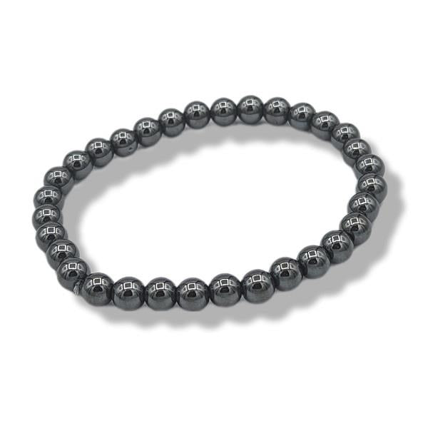 6mm Bracelet Hematite | Earthworks 