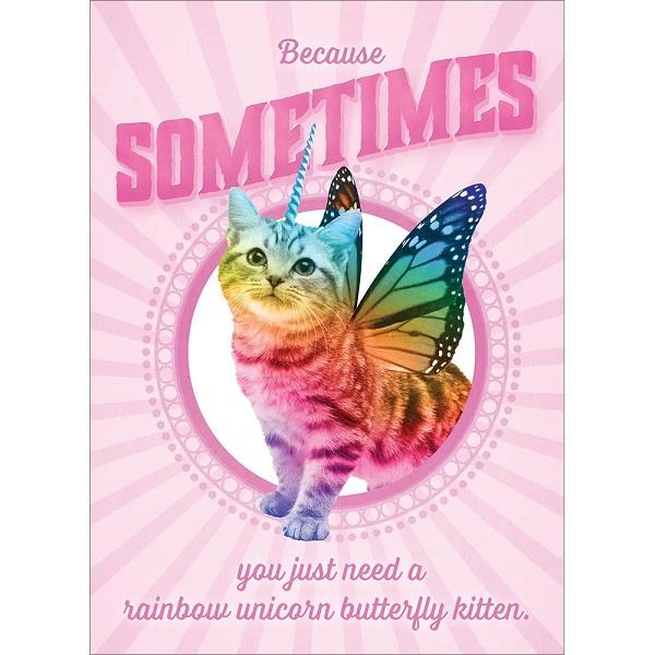 Greeting Card Rainbow Unicorn | Earthworks