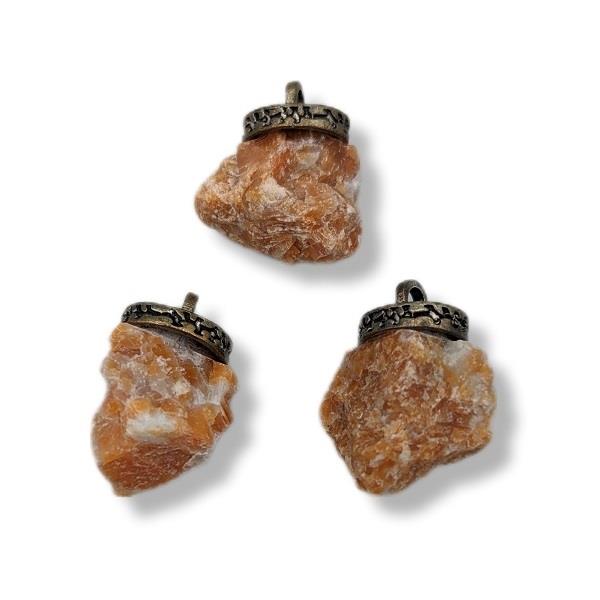 Pendant Orange Calcite | Earthworks 