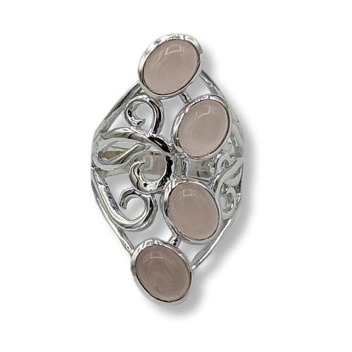 Ring Rose Quartz Sterling Silver | Earthworks