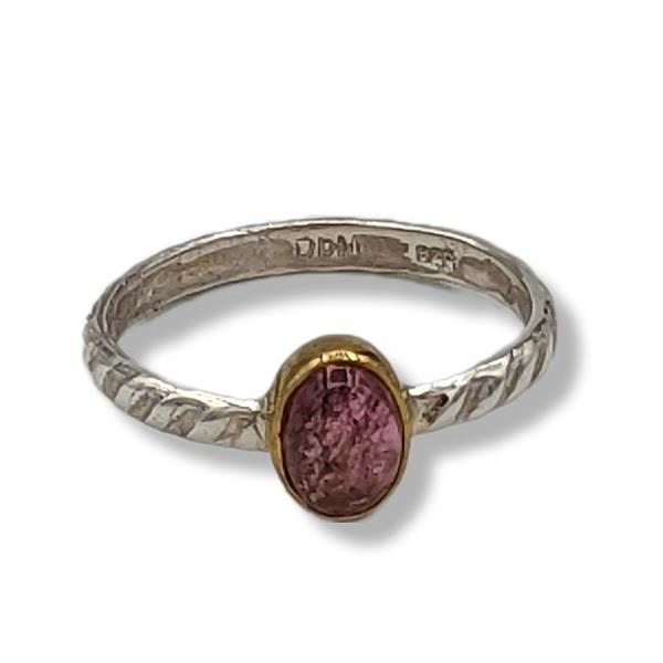 Ring Pink Tourmaline Sterling Silver | Earthworks