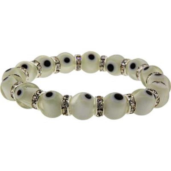 Bracelet Evil Eye White | Earthworks