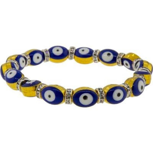 Bracelet Evil Eye Gold Beads | Earthworks