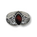 Ring Dark Amber Sterling Silver | Earthworks