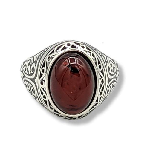 Ring Amber Sterling Silver | Earthworks