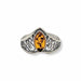 Ring Amber Sterling Silver | Earthworks