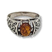 Ring Amber Sterling Silver | Earthworks