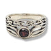 Ring Garnet Sterling Silver | Earthworks