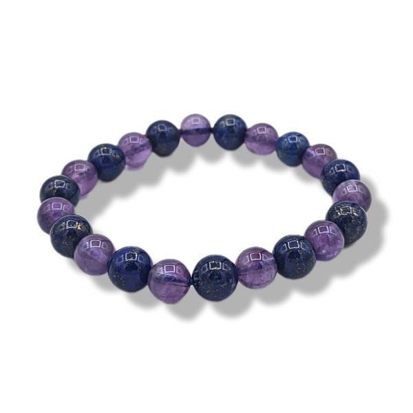 8mm Bracelet Lapis Lazuli Amethyst | Earthworks