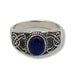 Ring Lapis Lazuli Celtic Sterling Silver | Earthworks