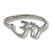 Ring Om Sterling Silver | Earthworks