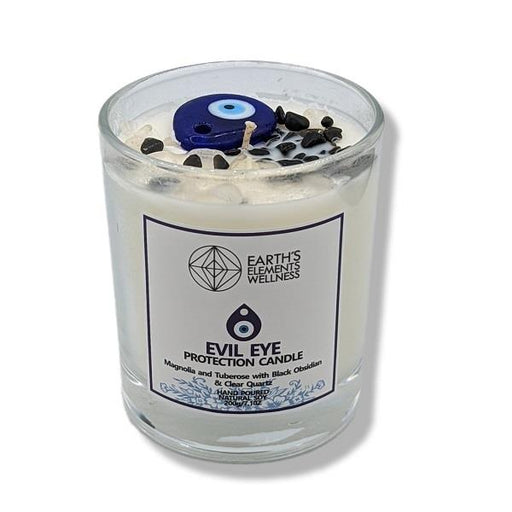 Soya Wax Candle Jar Evil Eye Protection | Earthworks