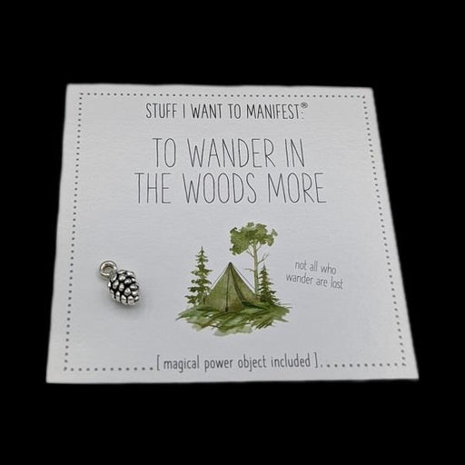 Manifestation Card & Tokens Wander in Woods| Earthworks