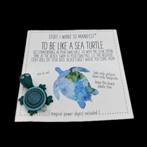 Manifestation Card & Tokens Sea Turtle | Earthworks