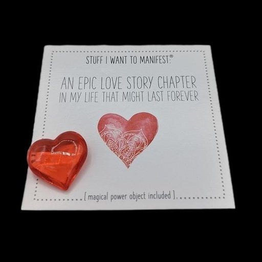 Manifestation Card & Tokens Epic Love Story| Earthworks