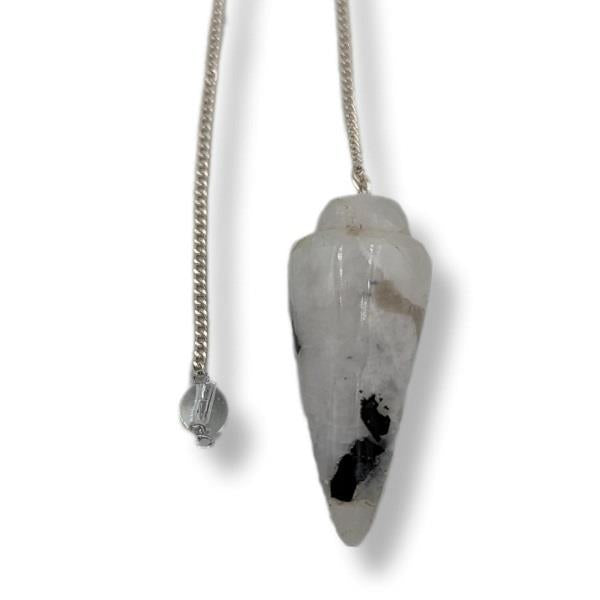 Pendulum Rainbow Moonstone Smooth | Earthworks