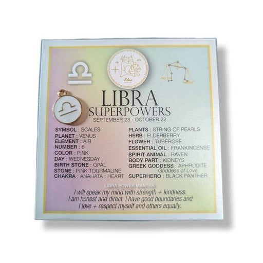 Zodiac Affirmation Card Libra | Earthworks