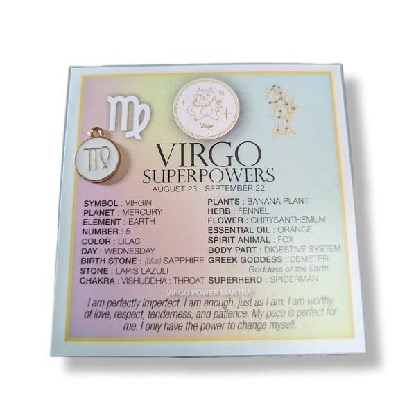 Zodiac Affirmation Card Virgo | Earthworks