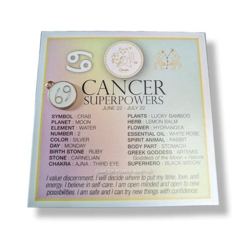Zodiac Affirmation Card Cancer | Earthworks
