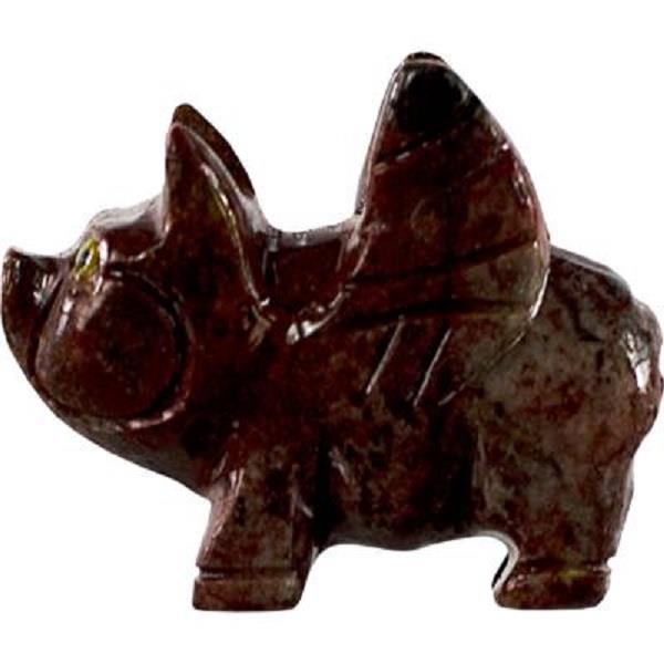 Dolomite 1.25" Spirit Animals Angel Pig | Earthworks 