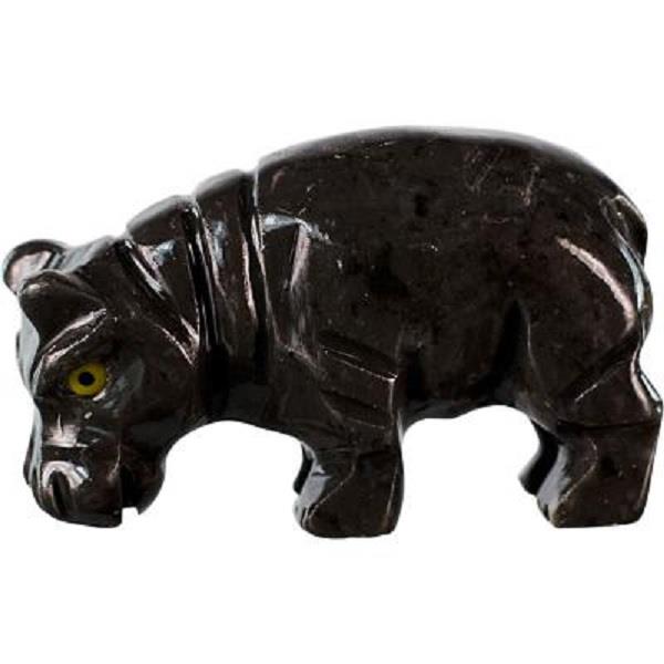 Dolomite 1.25" Spirit Animal Hippopotamus | Earthworks 