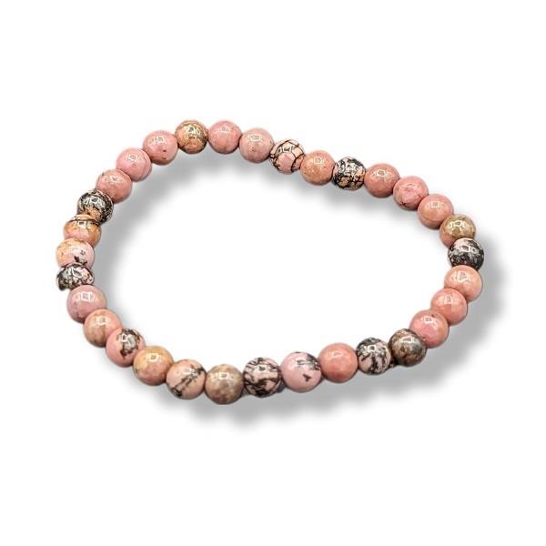 6mm Bracelet Rhodonite | Earthworks