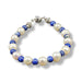 6mm-8mm Bracelet Lapis Lazuli & Pearl | Earthworks