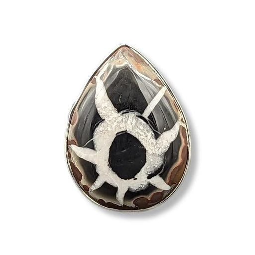 Ring Septarian Sterling Silver Size 8 | Earthworks