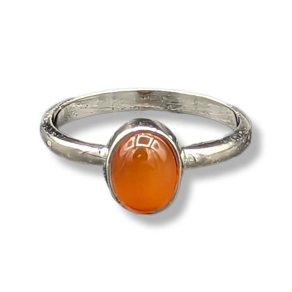 Ring Carnelian Sterling Silver | Earthworks