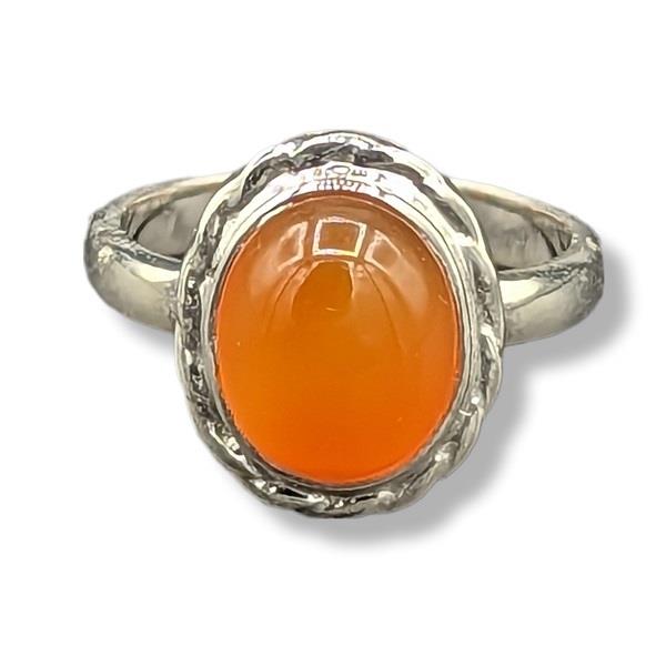 Ring Carnelian Sterling Silver | Earthworks