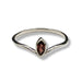Ring Garnet Sterling Silver | Earthworks