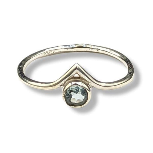 Ring Blue Topaz Sterling Silver | Earthworks