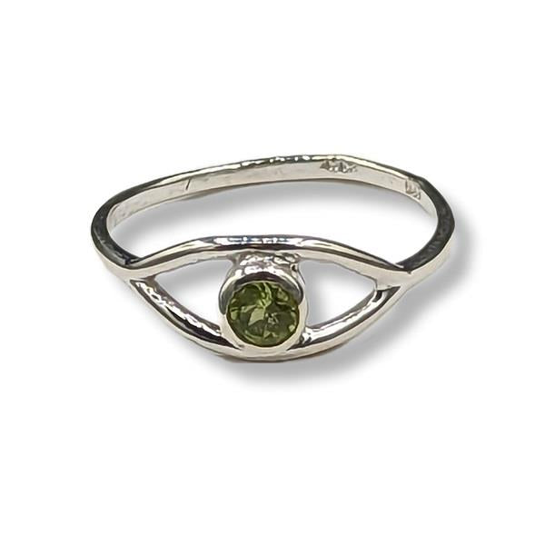 Ring Peridot Sterling Silver | Earthworks