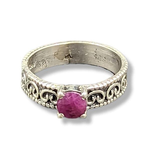 Ring Ruby Sterling Silver | Earthworks