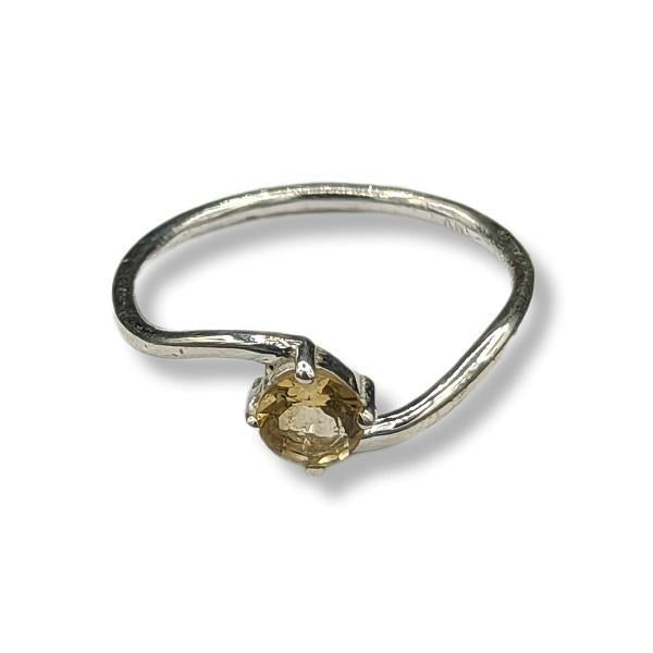 Ring Citrine Sterling Silver | Earthworks